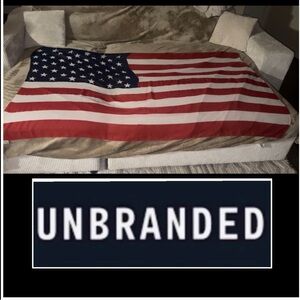 UNBRANDED Sheer American Flag Scarf